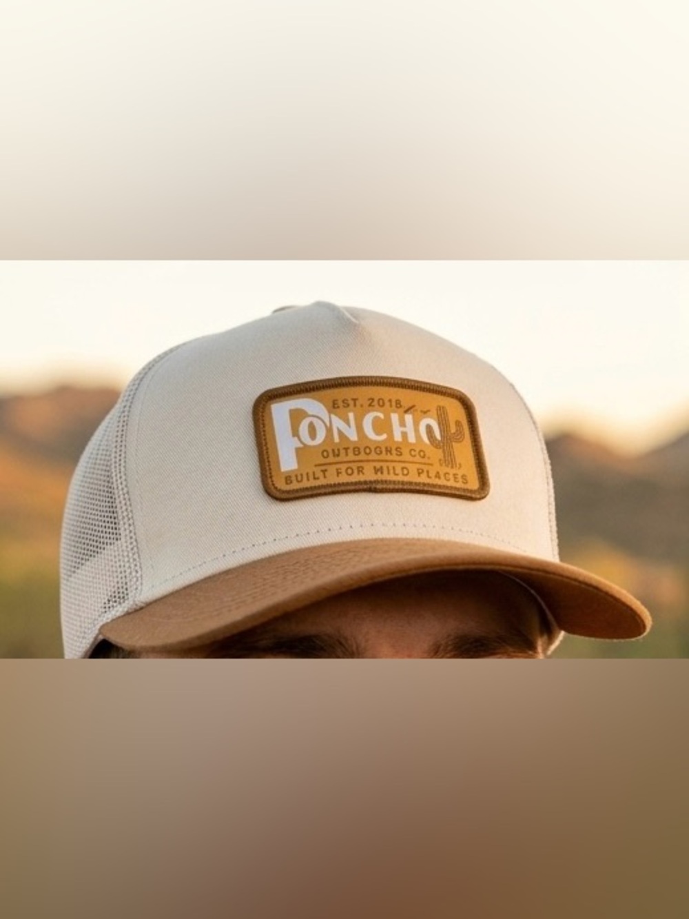 Poncho Outdoors Cactus Logo Hat